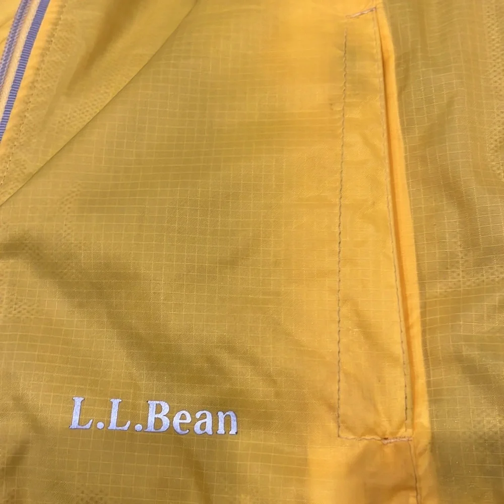 Vintage L.L. Bean raincoat yellow toddler discovery rain jacket size 5-6